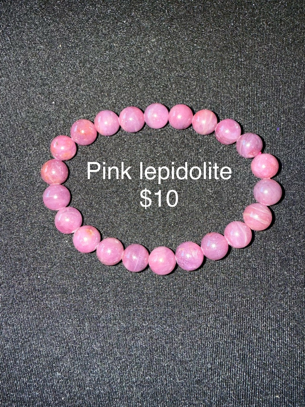 Variety of pink authentic crystal stretch bead bracelets - Picture 8 of 8